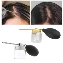 Perfeclan Pudersprühflasche, Haarspraypumpe, tragbar, für Damen und Herren, multifunktional, Haarfaser-Sprühzerstäuber, leicht