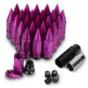 YeshineAuto M14X1.5 Spikes Lug Nuts, 24PCS Anti Theft Wheel Lug