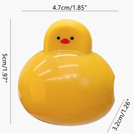 Cbhoktyue Toothbrush Covers Caps, Cartoon Toothbrush Covers Portable Toothbrush Protector Coverings Clips Toothbrush Storage Head Cover Cap Fits Manual Toothbrushes, Yellow Duck