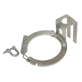 Dogyu Sangyo MKHF-65 Round Can Holder, Fits 2.6 inches (65 mm) Cans, U-Ring Included, Easy Attachment to Waist Belt, Stepladder, Dolly