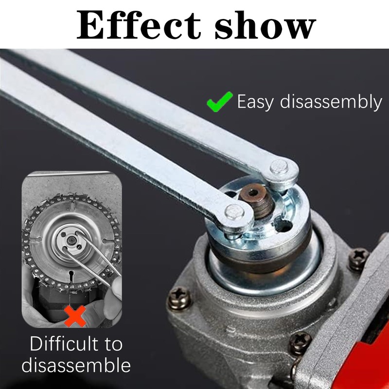 QCVENL 1 PCS Spanner Wrench Universal Adjustable Angle Grinder Wrench
