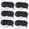 BIUDECO 20pcs Travel Blindfold Eye Mask Disposable Black Sleeping Eye