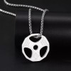 TENDER LIHOME Collar Dije Gym Mancuerna Pesa Fit Crossfit Fisicoculturismo
