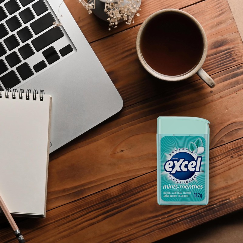 Excel Mints Fresh Mint, 12gm, 12 Count