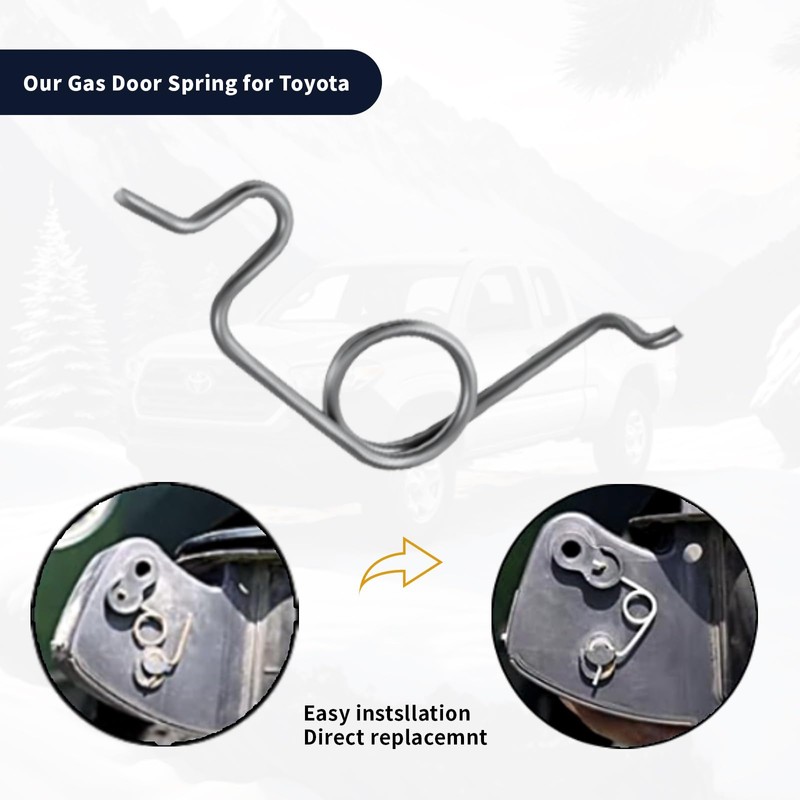 Fuel Door Spring for Toyota Tundra 2007-2020, Stainless Steel Gas