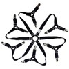 Acoser Sheet Straps,Long Adjustable Bed Sheet Clip,6 Sides Triangle, Fit