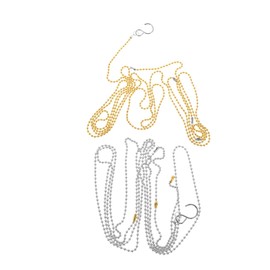 Gatuida 2Pcs Volleyball Net Height Measure Chain Tool Durable Construction for Accurate Net Measurement Lightweight Portable Referee Equipment for Outdoor Use