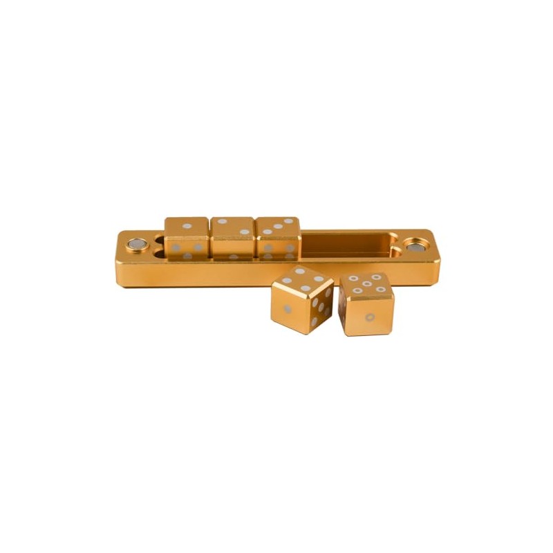 ULTRA PRO D6 GRAVITY DICE 5 PIECE SET - GOLD