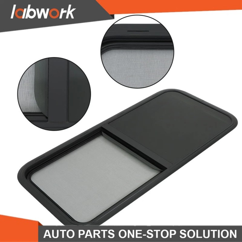 Labwork 48"Width X 22"Height Horizontal Slider RV Window Cargo Trailer