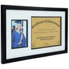 Green Tree Gallery Graduation Diploma and Photo Frame, 20.75 x