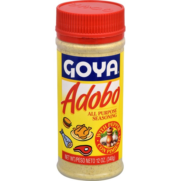 Goya Foods Adobo All Purpose Seasoning with Pepper, 12-Ounce (Pack of 24)