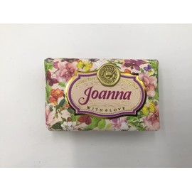 Joanna - Gift Soap Bar For Her Birthday Rose Scent Mum Grandmother Cleanser Lather Present Girl