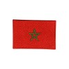Morocco Country Flag Logo Patch Embroidered Applique Morocco Country Flag