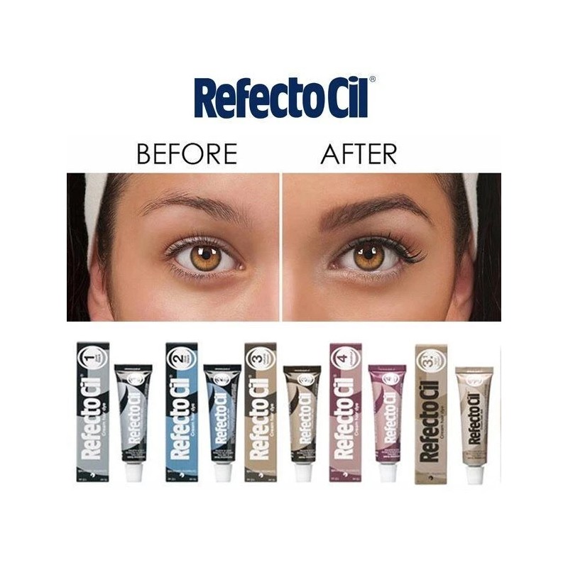 REFECTOCIL Eyebrow & Eyelash Tint 15ml - New- NATURAL BROWN