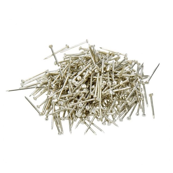 Pins Nickel-Plated 10 mm for Sequins Approx. 50 g / in Plastic Box