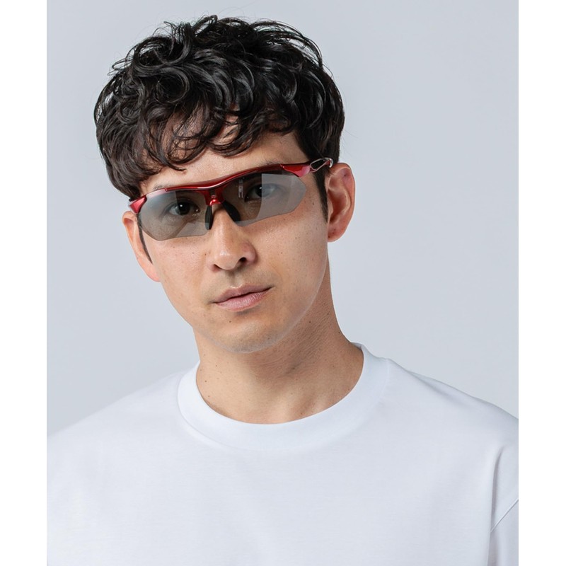 Afit AF-7001T Men's Sports Sunglasses, UV Protection, Dimmable Sunglasses, red/black,