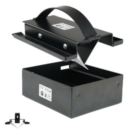 Duct Board Cutting Tool with Lid, 1.5" V-Cut Duct Board Cutting Tool, for Straight Cutting Foldable Duct Board Joints, Professional HVAC Fiberglass Board Cutter