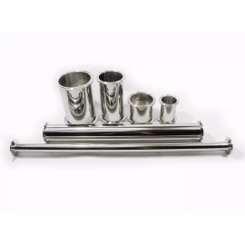 Unbranded 1.5" x 6" Sanitary, 304 Stainless Steel, Tri Clamp Spool