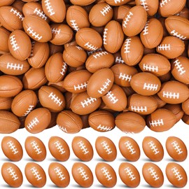 Jerify 250 Pieces Mini Footballs Bulk Tiny Foam Football Sports Stress Balls Brown Mini Novelty Football Toys Small Foam Footballs Crafts for Kids Adult Birthday Sports Party Favors Decorations