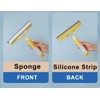 3-in-1 Window Cleaning Squeegee with Built-In Spray Bottle, Dual-Sided Sponge