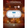 X-Sense Wi-Fi Plug-in Carbon Monoxide Detector with AAA Battery Backup,