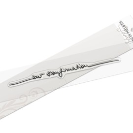 Karten-Kunst Clear Stamps Stempel Schriftzug Zur Konfirmation Silikonstempel