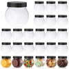 Tradder 24 Pcs Plastic Candy Jars with Lids 8.5 oz