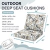 DYTXIII Outdoor Deep Seat Cushions Set 24 x 24 Inch