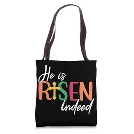 He Is Risen Indeed Tote Bag