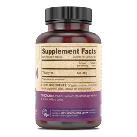 Deva Nutrition Vegan Tributyrin Tributirina 500mg 90caps Sabor Sin Sabor