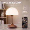 Dawnwake Table Lamp Cordless Lamp,Rechargeble Battery Operated Lamp