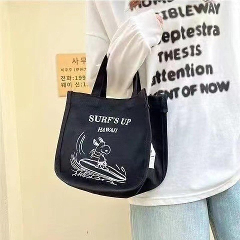 Snoopy Lunch Bag, Snoopy Tote Bag, Unisex Lunch Bag, Simple,