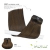 WindTouch Clip in Hair Extensions Real Human Hair #4 Medium