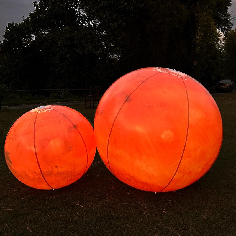 OZIS 40’’ Large Inflatable Sun Planet Balloon with LED Light