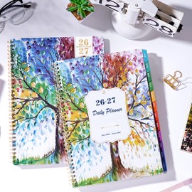 Daily Planner 2026-2027 - Appointment Book 2026-2027, 9'' x 11'', Jul.2026 - Jun.2027 Appointment Planner with Coated Inner Tabs
