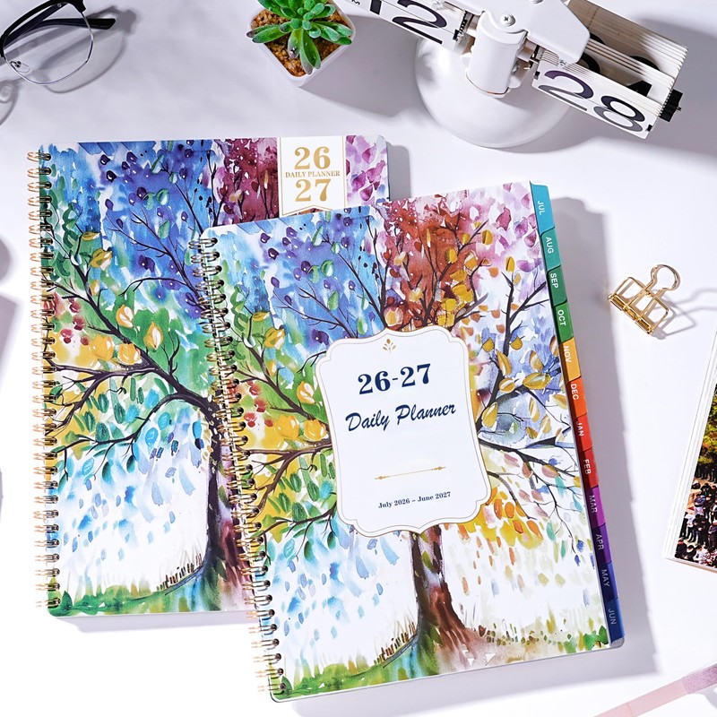 Daily Planner 2026-2027 - Appointment Book 2026-2027, 9'' x 11'',
