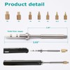 Heat Set Insert Tool,Soldering Iron Tips Come with Thread inserts