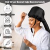 Bonnet Hair Dryer Attachment with Adjustable Headband-Deep Conditioning Mask Cap