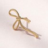 SWEETV Gold Bow Earrings for Women, 925 Sterling Silver Post