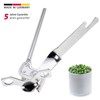 Westmark Zangendosenöffner, mit Kapselheber, Länge: 14,8 cm, Stahl, Standard, Silber,