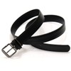 BEEL Student Belt, School Uniform, Cowhide Leather, Boys, School, Black