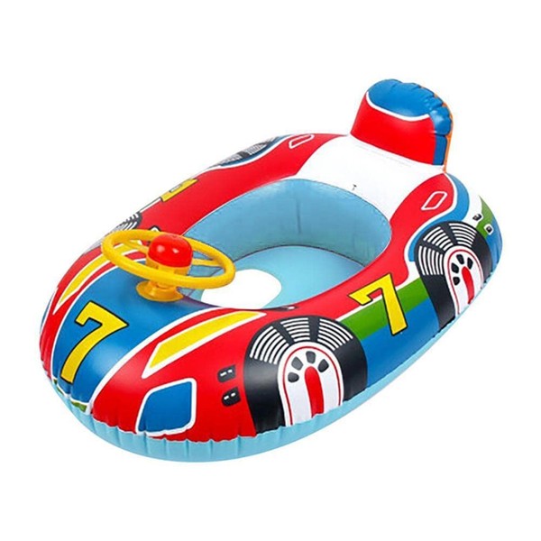 HUSHUI Baby Swimming Pool, Inflatable Swimming Pool Toddler with Steering