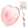MelodySusie 1PC Heart Shape Resin Nail Art Palette, Professional Color