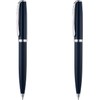 LINFANC 0.5mm Mechanical Pencil, Navy Blue with Chrome Trim, Nice