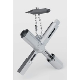 Absina New Universal Key Xkey Bathroom Ventilation and Air Conditioning Technology Locking Systems Radiator 100001