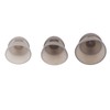 15pcs Hearing Amplifier Ear Plugs 2 Layers Silicone Soft Round