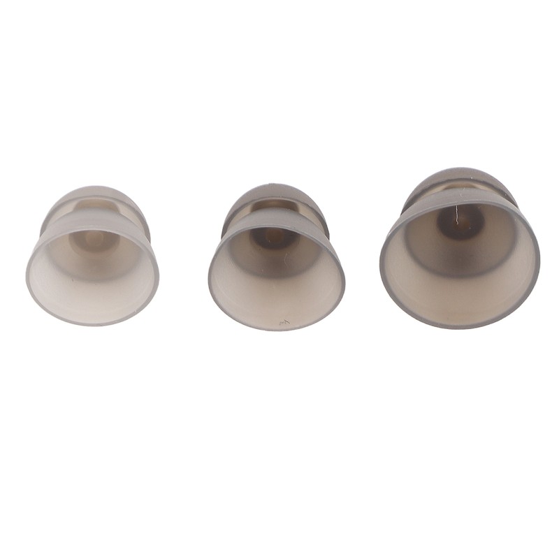 15pcs Hearing Amplifier Ear Plugs 2 Layers Silicone Soft Round