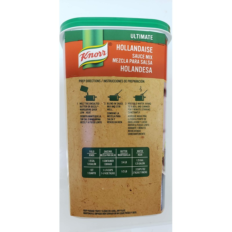 Knorr Hollandaise Sauce Mix, 30.2-ounce Can (1.89 Lb) - 1