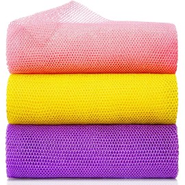 Unbranded 3 Pieces African Net Bath Sponge African Exfoliating African Scrubbing Long Net