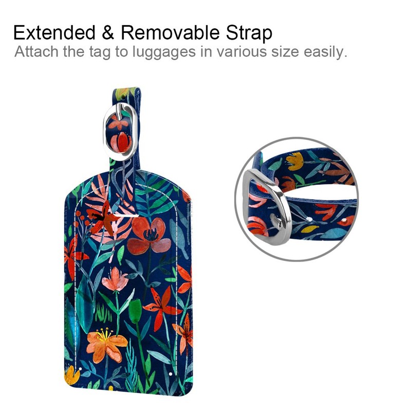 [2 Pieces] Fintie Faux Leather Luggage Tag ID Tag with